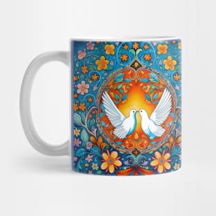 Peace and Harmony Doves Mug